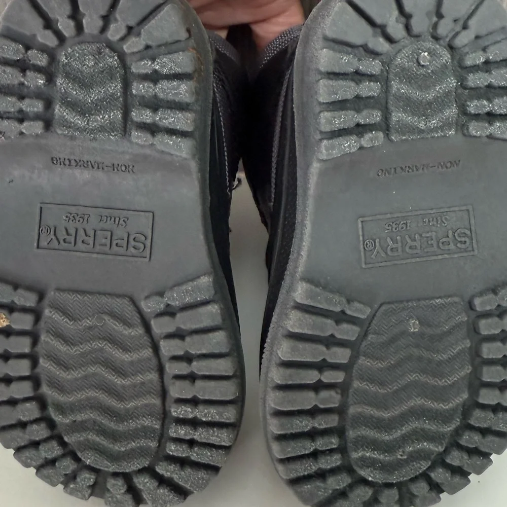 Sperry Toddler Black and Gray Winter Boots